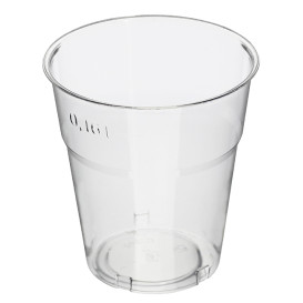 Reusable Economy PS Cup "Diamant" Crystal 200ml Ø7,2cm (375 Units)