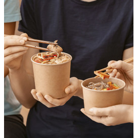 Kraft Carton Pot 8Oz/250ml Ø9cm (25 Units)