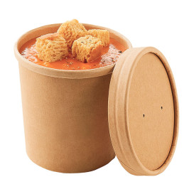 Kraft Carton Pot 12Oz/350ml Ø9cm (500 Units)