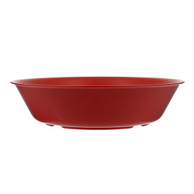 Reusable Plate Durable PP Mineral Red Ø18cm (54 Units)
