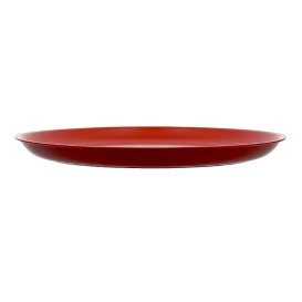 Reusable Plate Durable PP Mineral Red Ø27,5cm (6 Units)