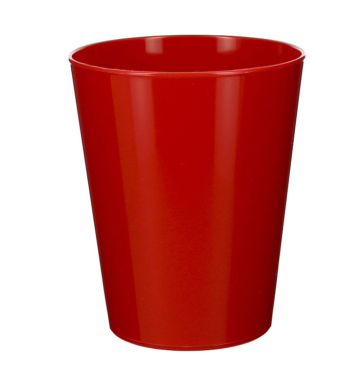 Reusable Cup Durable PP Mineral Red 330ml (6 Units)