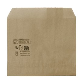 Paper Fries Envelope Grease-Proof Kraft 12x12cm (250 Units)  