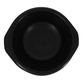 Plastic Deli Container PP Round Shape Black 550ml Ø14,9cm (600 Units)