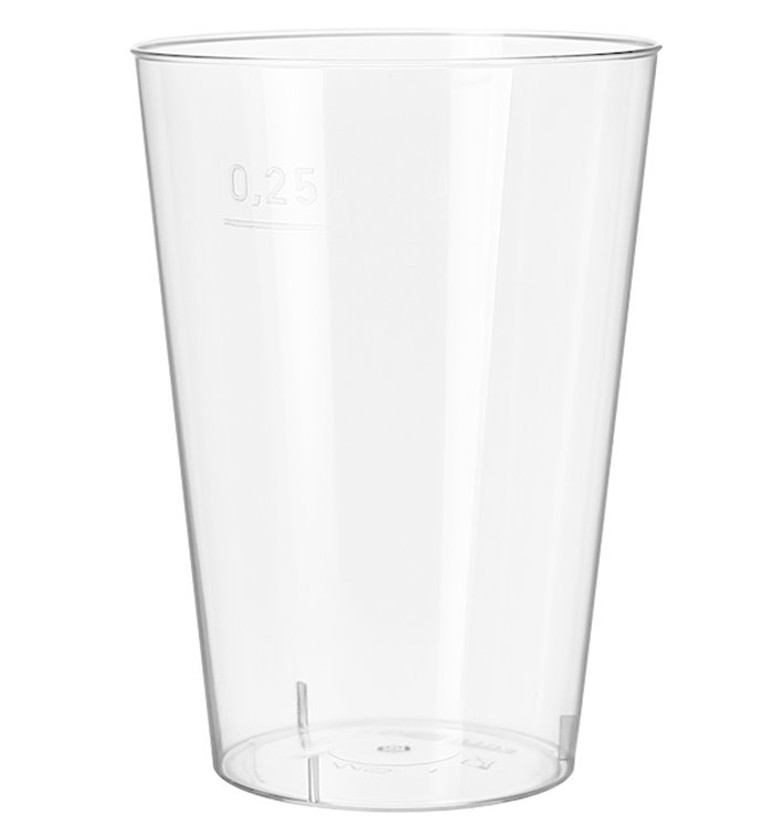 Plastic Cup PS Clear 250 ml (1000 Units)