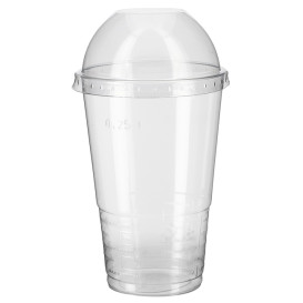 Plastic Dome Lid PP Closed Transp. Ø7,9cm (1.000 Units)