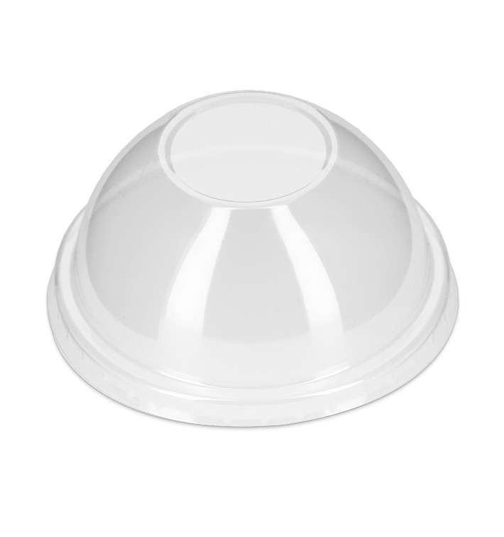 Plastic Dome Lid PP Closed Transp. Ø7,9cm (100 Units)