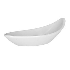 Tasting Plastic Bowl Durable SAN "Drop" White 18ml (108 Units) 