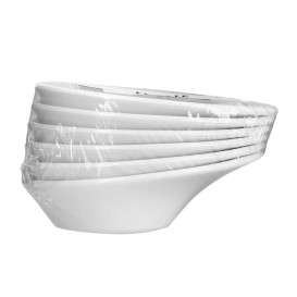 Tasting Plastic Bowl Durable SAN "Sodo" White 40ml (6 Units) 