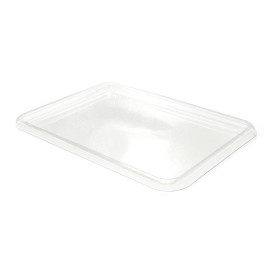 Plastic Tray RPET Transparent 35x24cm (50 Units) 