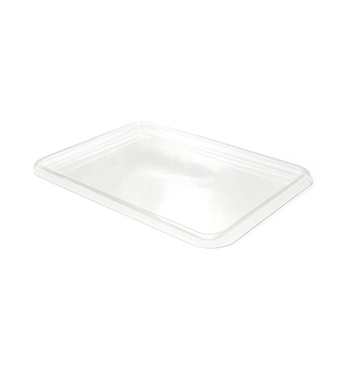 Plastic Tray RPET Transparent 35x24cm (50 Units) 