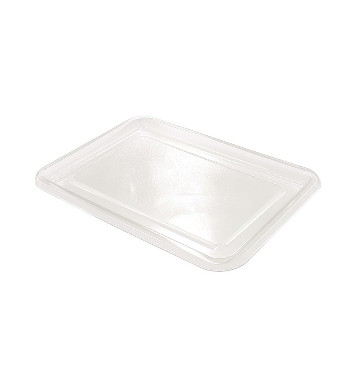 Plastic Tray RPET Transparent 46x30cm (50 Units) 