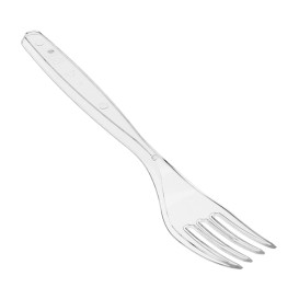 Reusable Fork PS "Diamant" Transparent 180mm (1.000 Units)