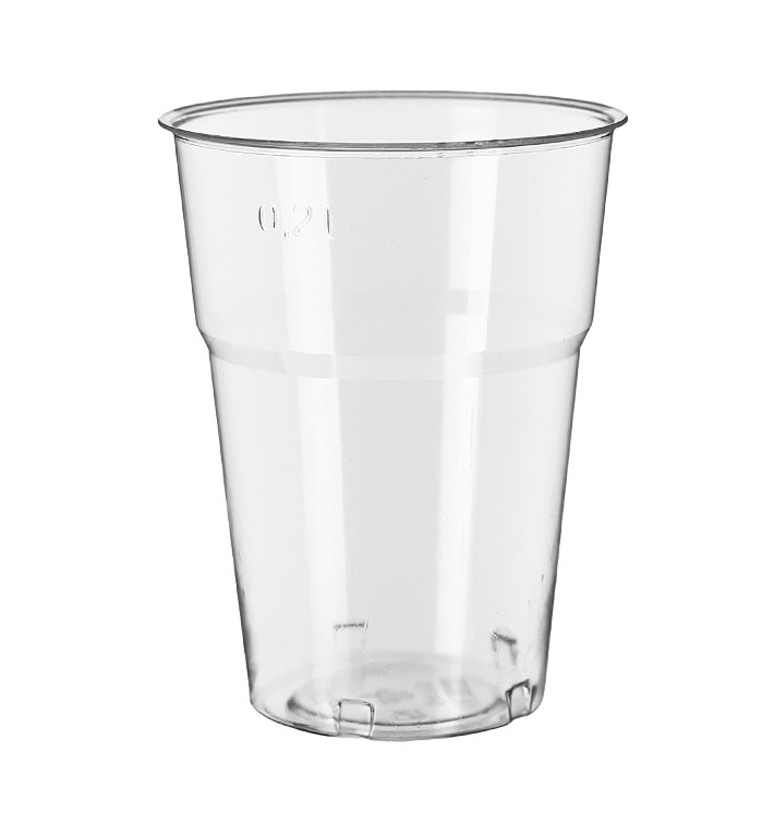 Reusable PS Cup "Diamant" Crystal 250ml Ø7,2cm (1.250 Units)