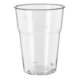 Reusable PS Cup "Diamant" Crystal 250ml Ø7,2cm (50 Units) 