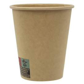 Paper Cup 9 Oz/280ml Kraft-Kraft Ø8,1cm (1.000 Units)
