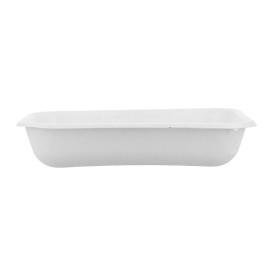 Sugarcane Tray Ecologic White 470ml 18,0x12,0x4,0cm (50 Units) 