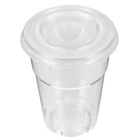 Reusable PS Cup "Diamant" Crystal 250ml Ø7,3cm (50 Units) 