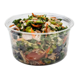 Plastic Deli Container PP "Deli" 16Oz/473ml Clear Ø12cm (25 Units) 