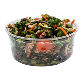 Plastic Deli Container PP "Deli" 12Oz/355ml Clear Ø12cm (25 Units) 