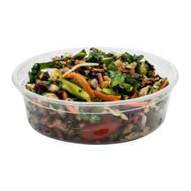 Plastic Deli Container PP "Deli" 8Oz/266ml Clear Ø12cm (25 Units) 
