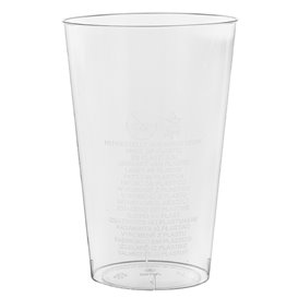 Plastic Cup PS Injection Moulding Clear 400 ml (50 Units)