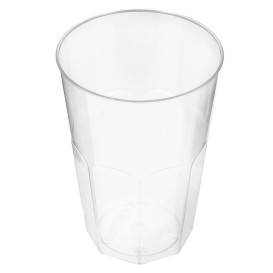 Plastic Cup PS Crystal "Deco" Clear 200 ml (500 Units)