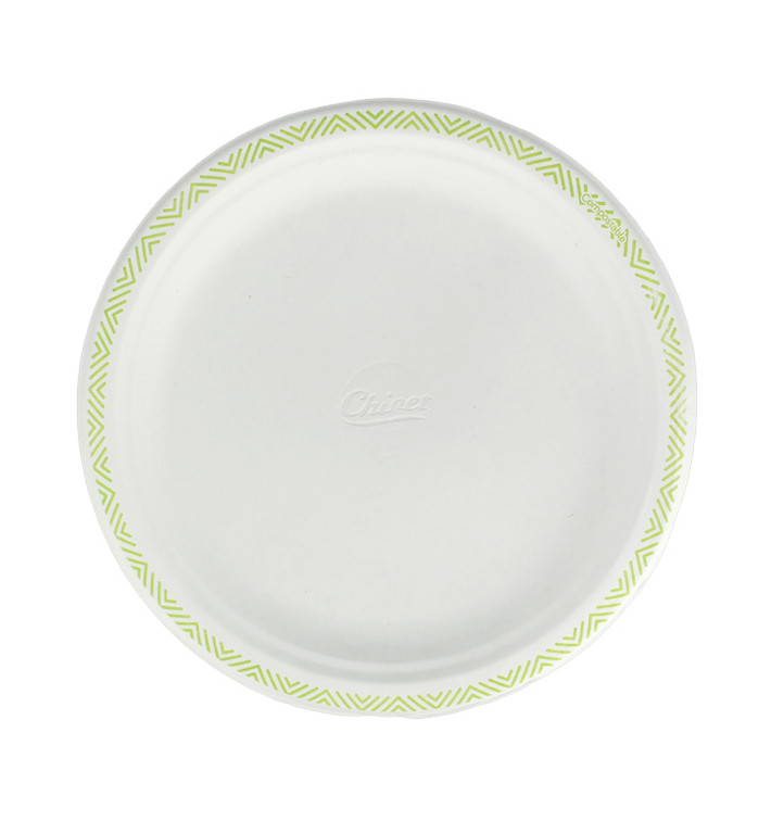 Paper Plate Wood Pulp Chinet Flavour 24 cm (400 Units)