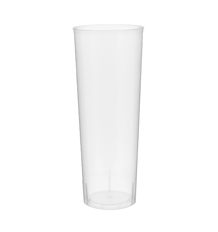 Plastic Collins Glass PP Unbreakable 330 ml (10 Units) 