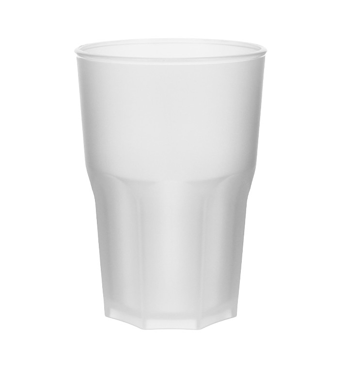 Plastic Cup PP Clear Ø8,5cm 400ml (75 Units)
