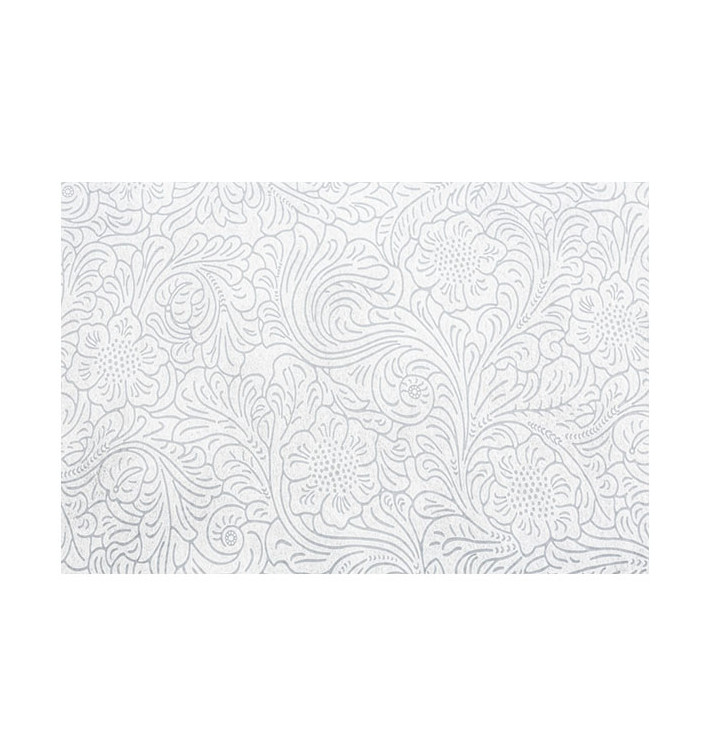 Non-Woven PLUS Tablecloth White 120x120cm (150 Units) 