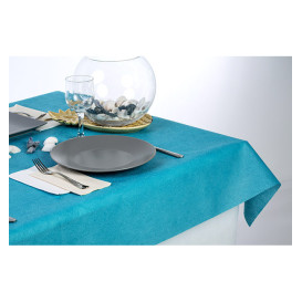 Non-Woven PLUS Tablecloth Turquoise 100x100cm (100 Units) 