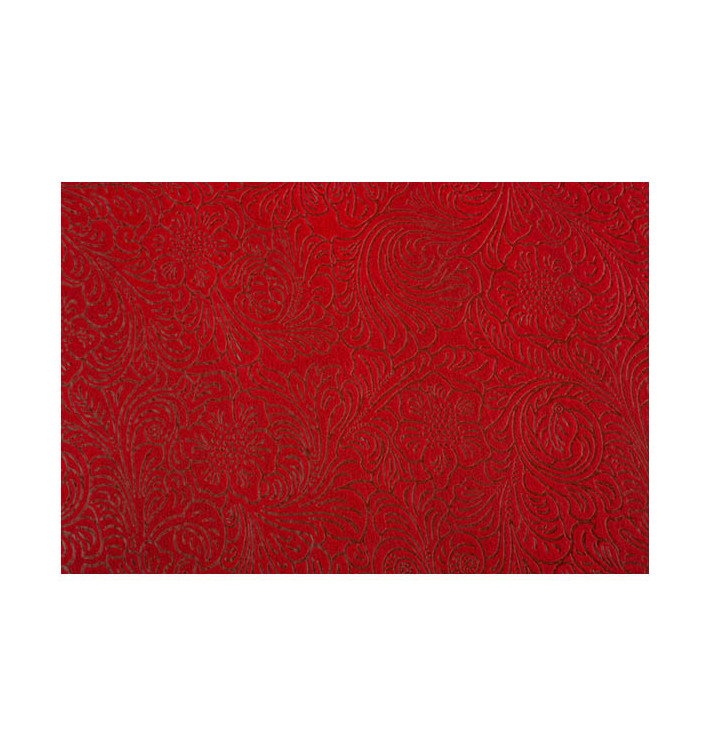 Non-Woven PLUS Tablecloth Red 120x120cm (100 Units) 