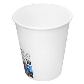 Paper Cup White 9 Oz/280ml Ø8,1cm (600 Units)