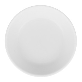 Reusable Plate Durable PP Mineral White Ø18cm (54 Units)