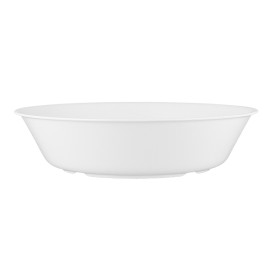 Reusable Plate Durable PP Mineral White Ø18cm (54 Units)