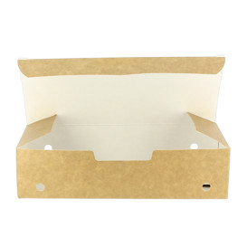 Paper Take-Out Box Large size Kraft 2,00x1,00x0,50,m (375 Units)