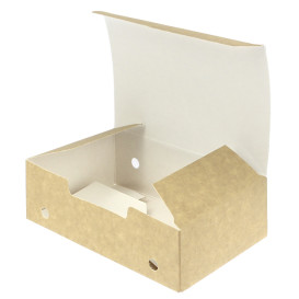 Paper Take-Out Box Medium size Kraft 1,45x0,90x0,45,m (25 Units)