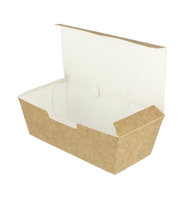 Paper Take-Out Box Kraft 16,5x7,5x6cm (600 Units)