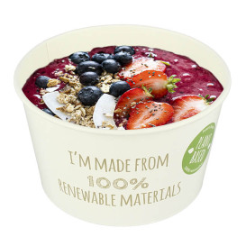 Ensaladera de cart&oacute;n