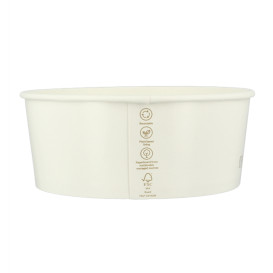 Renewable Paper Salad Bowl White 775ml Ø15cm (45 Units)