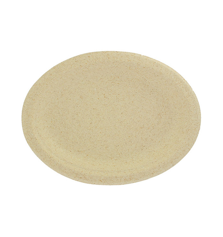 Wheat Straw Plate Natural 26x20 cm (50 Units) 