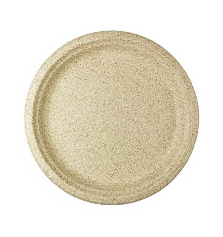 Wheat Straw Plate Natural Ø26 cm (800 Units)