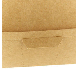 Paper Burger Box Kraft XXL 14,5x14,5x8cm (25 Units)