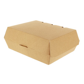 Paper Burger Box Kraft Giant size 23x17,5x8cm (25 Units) 