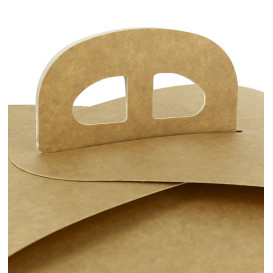 Kraft Carton Panettone Box 1000g 21,5x21,5x21,5cm (25 Units) 