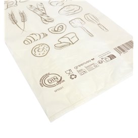 Bread T-shirt Bag Home Compost “Bakery” 30x60cm (100 Units) 