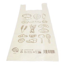 Bread T-shirt Bag Home Compost “Bakery” 30x60cm (2.000 Units) 