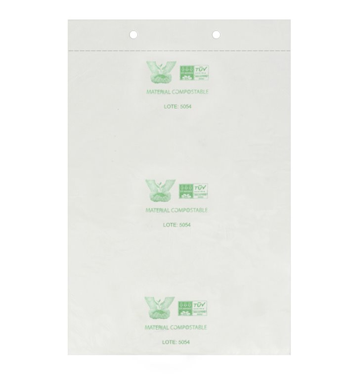 Plastic Bag Block 100% Biodegradable 30x40cm G40 (300 Units) 