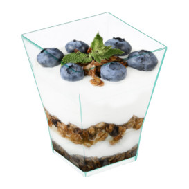 Plastic Tasting Cup PS "Bouquet" Water Green 4,5x5,5cm (576 Units)